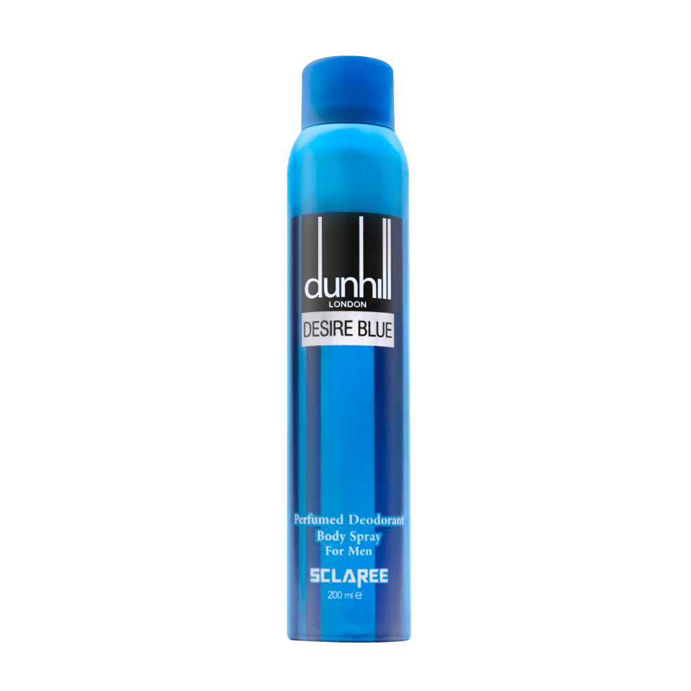 اسپری بدن مردانه اسکلاره مدل Dunhill Desire Blue حجم 200 میلی لیتر