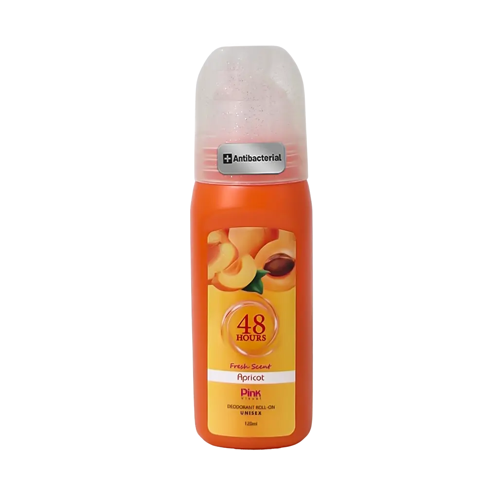مام رول صدفی پینک ویژوآل مدل Apricot حجم 120 میلی لیتر – زردآلو