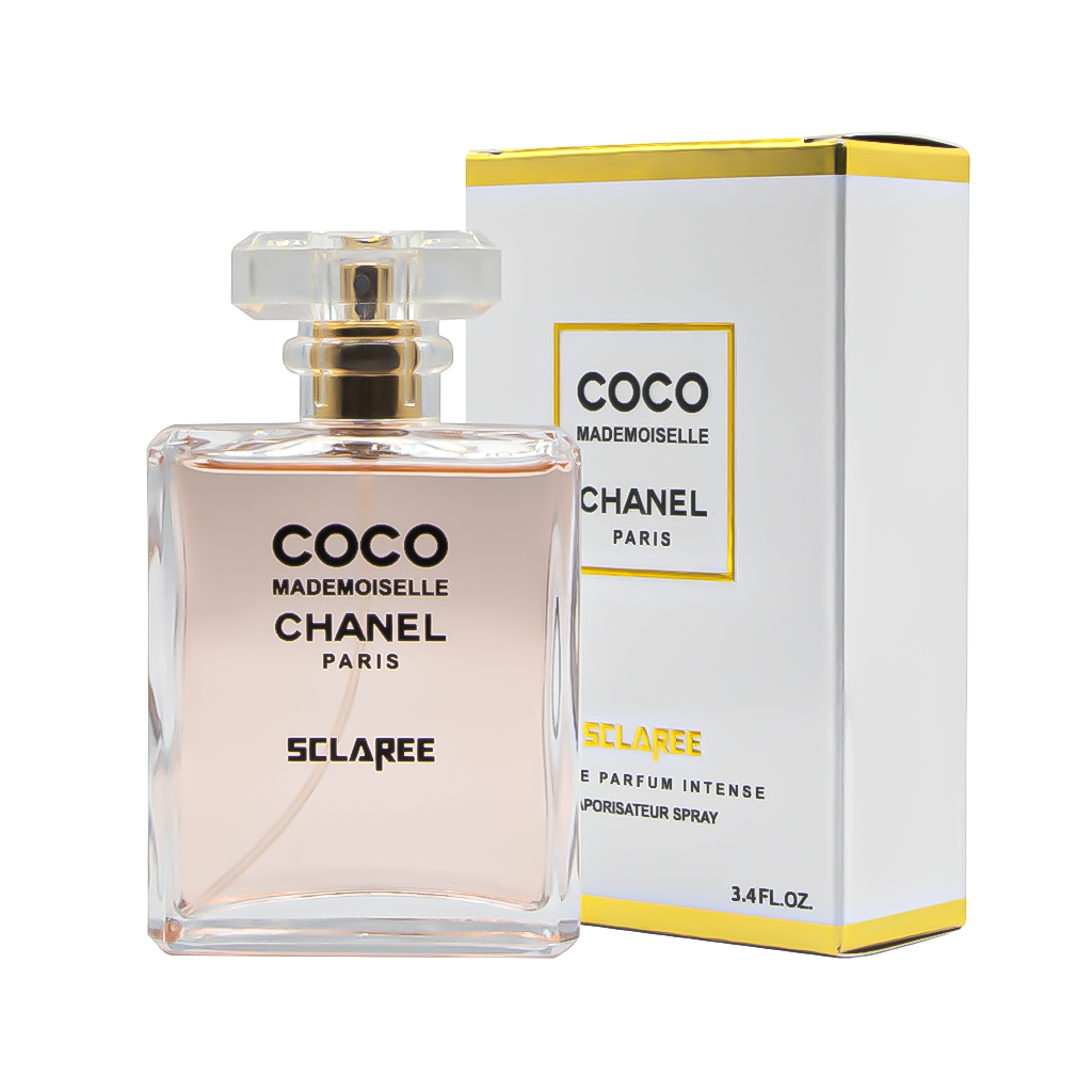 ادوپرفیوم زنانه اسکلاره Sclaree مدل کوکو شنل مادمازل Coco Mademoiselle Chanel حجم 100 میلی لیتر طرح مارک