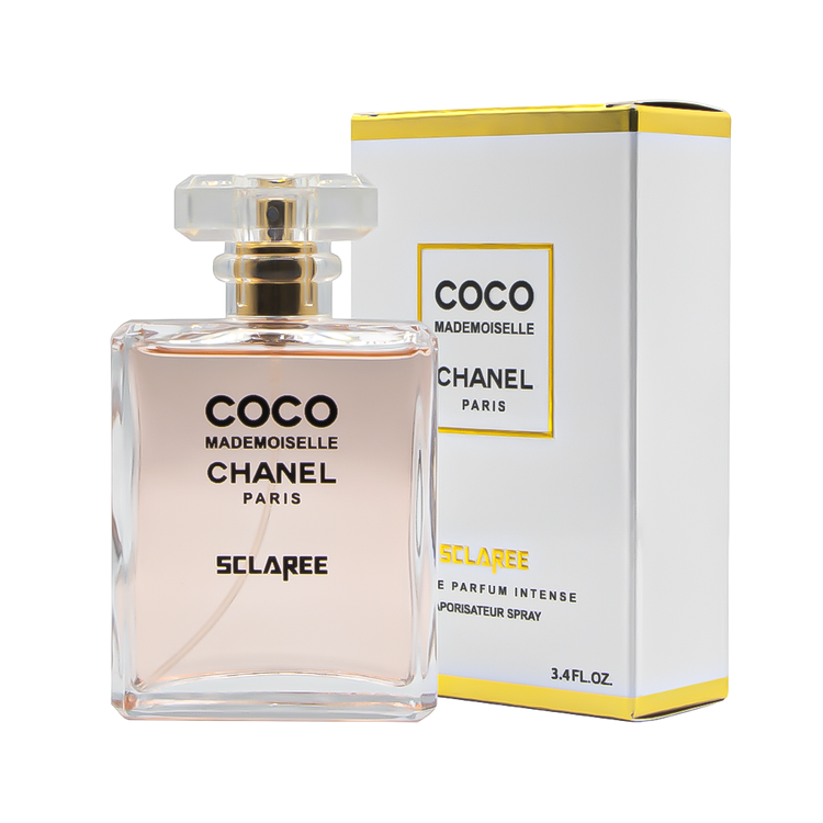 ادوپرفیوم زنانه اسکلاره Sclaree مدل کوکو شنل مادمازل Coco Mademoiselle Chanel حجم 100 میلی لیتر طرح مارک