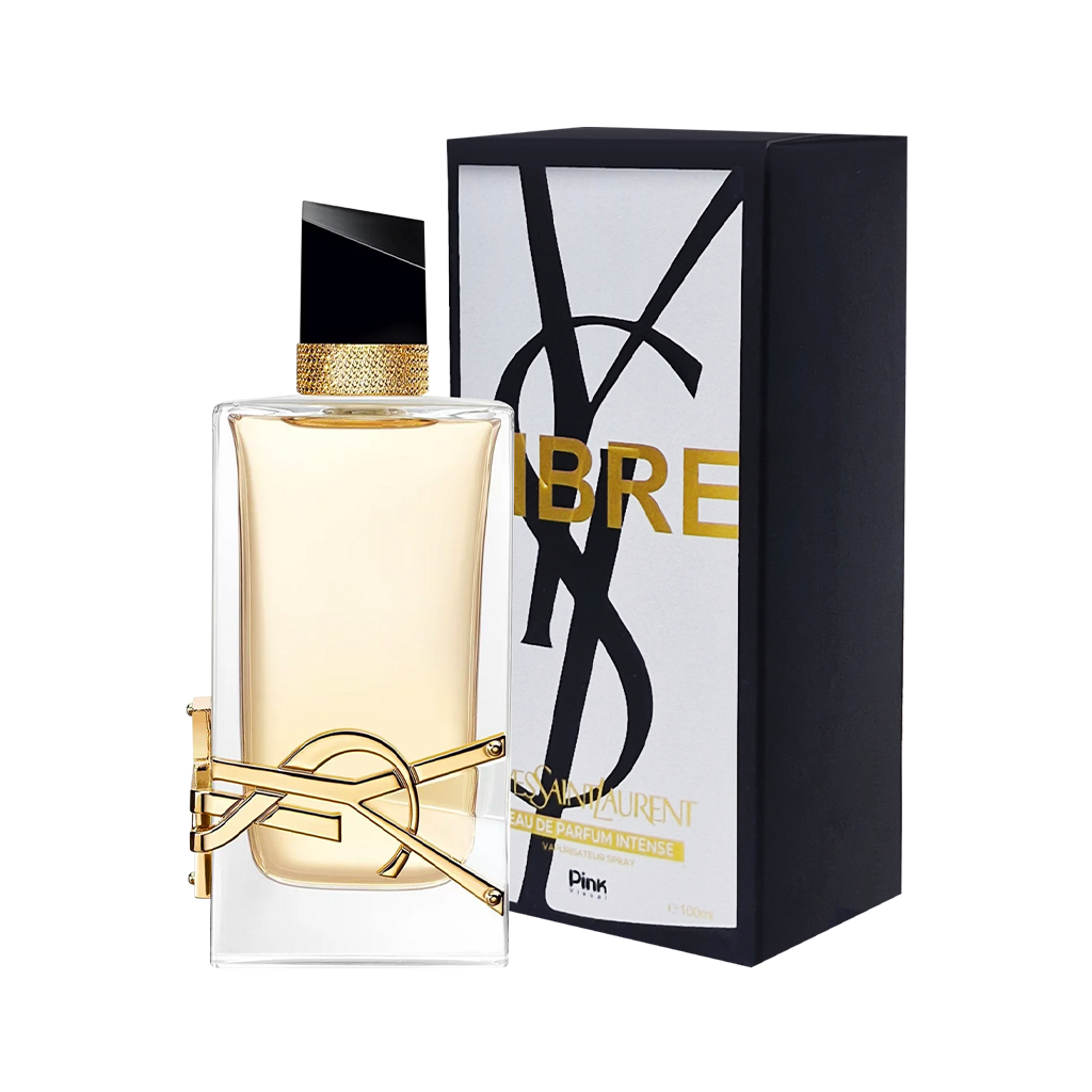 ادوپرفیوم زنانه پینک ویژوآل Pink مدل ایو سن لورن لیبره Yves Saint Laurent Libre حجم 100 میلی لیتر طرح مارک