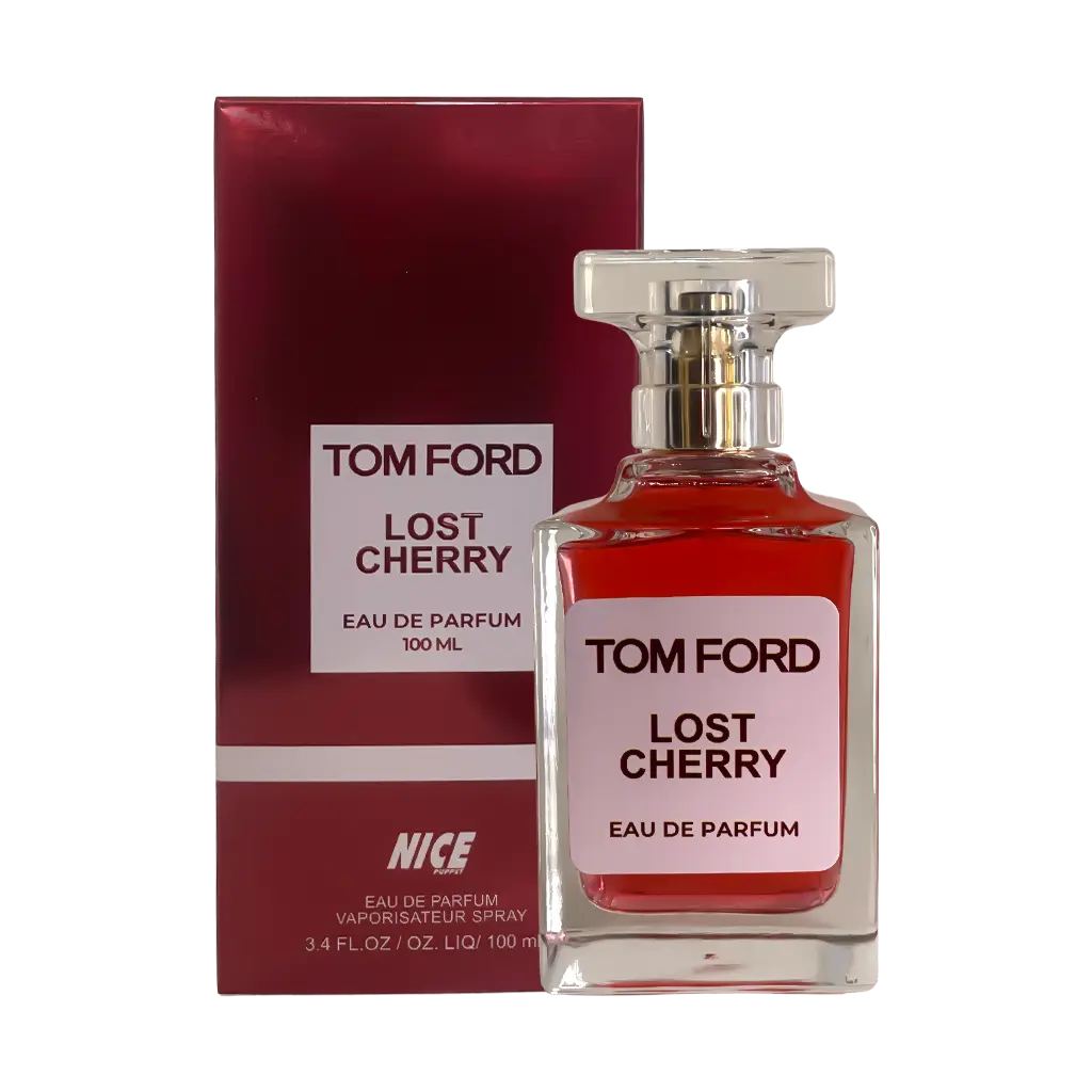 ادوپرفیوم نایس پاپت Nice مدل تام فورد لاست چری Tom Ford Lost Cherry حجم 100 میلی لیتر طرح مارک