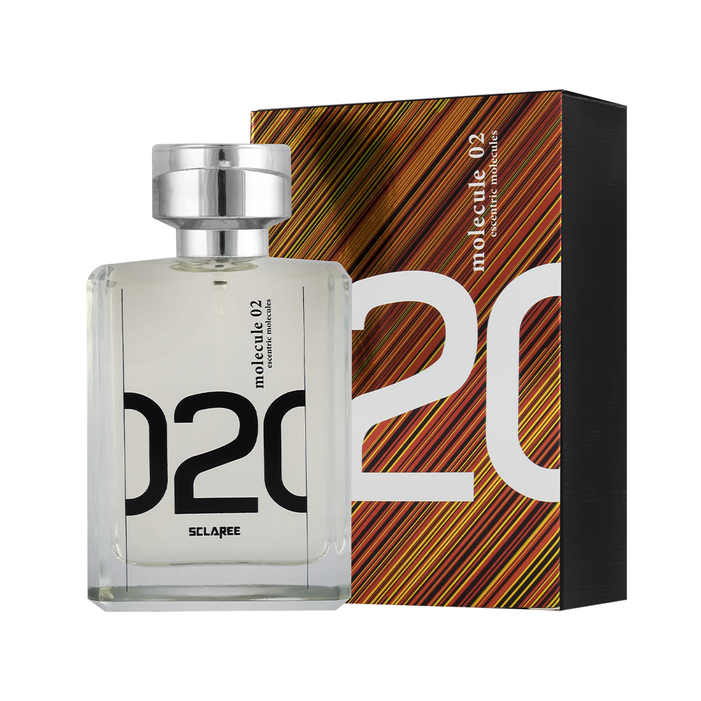 ادوپرفیوم اسکلاره Sclaree مدل ملکول Molecule 02 حجم 100 میلی لیتر طرح مارک