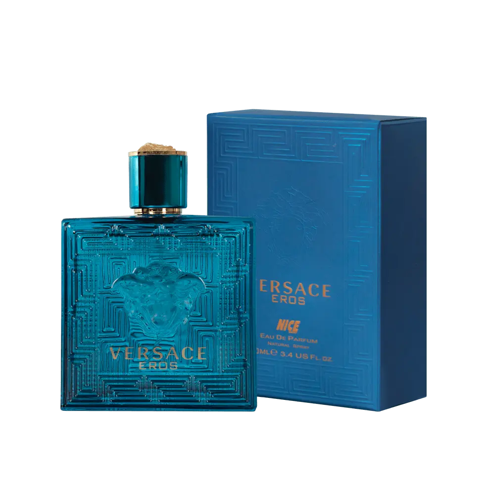 ادوپرفیوم مردانه نایس پاپت Nice مدل ورساچه اروس Versace Eros حجم 100 میلی لیتر طرح مارک