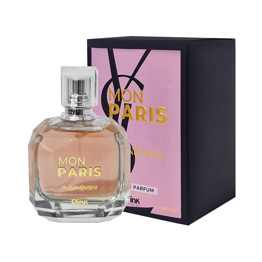 ادوپرفیوم زنانه پینک ویژوآل Pink مدل مون پاریس Mon Paris حجم 100 میلی لیتر طرح مارک