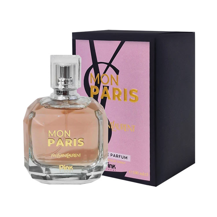 ادوپرفیوم زنانه پینک ویژوآل Pink مدل مون پاریس Mon Paris حجم 100 میلی لیتر طرح مارک