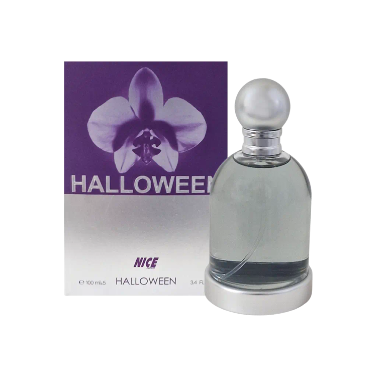 ادوپرفیوم زنانه نایس پاپت Nice مدل هالووین بنفش Halloween حجم 100 میلی لیتر طرح مارک
