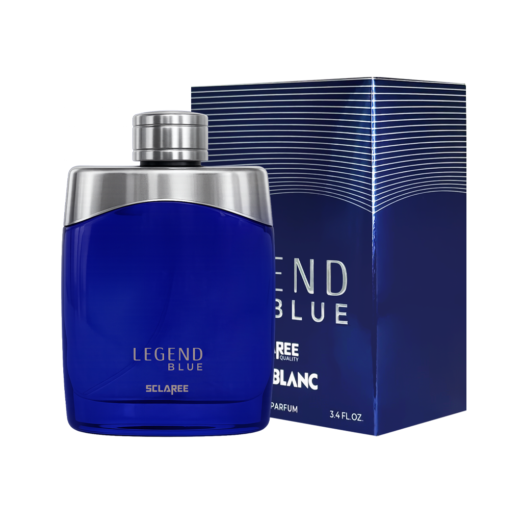 ادوپرفیوم مردانه اسکلاره Sclaree مدل مونت بلنک لجند بلو Mont Blanc Legend Blue حجم 100 میلی لیتر – New