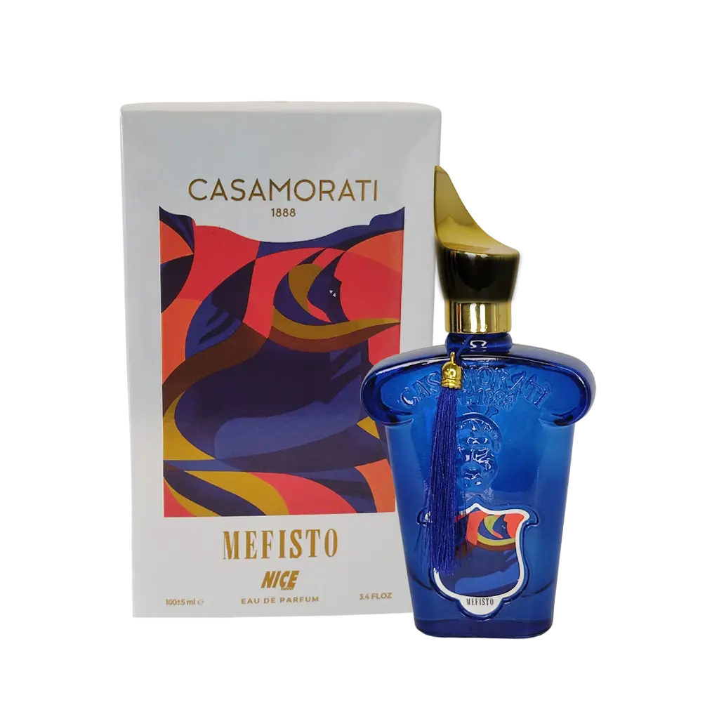 ادوپرفیوم مردانه نایس پاپت Nice مدل کازاموراتی زرجف-زرژاف مفیستو Xerjoff Casamorati Mefisto حجم 100 میلی لیتر طرح مارک